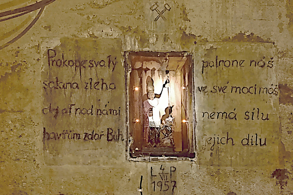 Sv. Prokop - patron horníků na Příbramsku