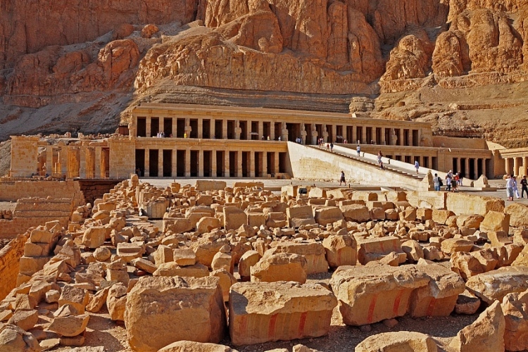 Luxor - Zádušní chrám královny Hatšepsut (3)