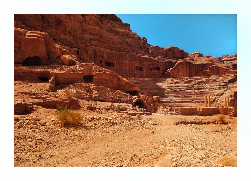 Petra - divadlo - římský amfiteatr