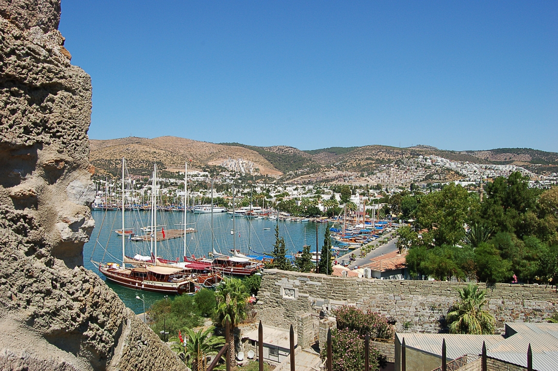Bodrum - přístaviště ....pohled z hradu (1)